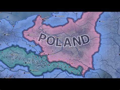 HOI 4 Timelapse Poland Vs Czechoslovakia YouTube