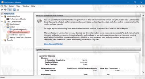 How to Create System Performance Report in Windows 10