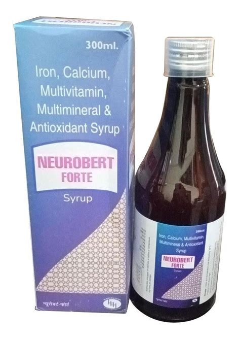 Iron Calcium Multivitamin Multimineral Antioxidant Syrup Packaging