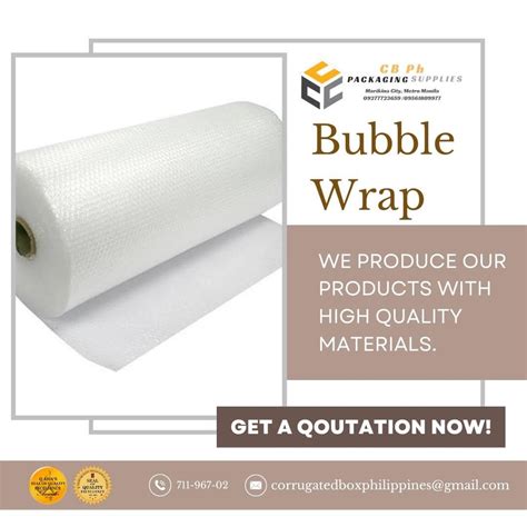 Bubble wrap for glass fragile items corrugated box on Carousell