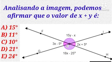 O Que S O Ngulos Opostos Pelo V Rtice Youtube