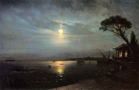 'Moonlight Night' by Ivan Aivazovsky : r/DarkGothicArt