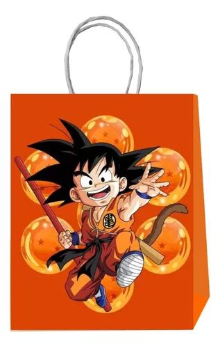 6 Bolsas Sorpresa Dulces Cumpleaños Goku Dragon Ball Cuotas sin interés