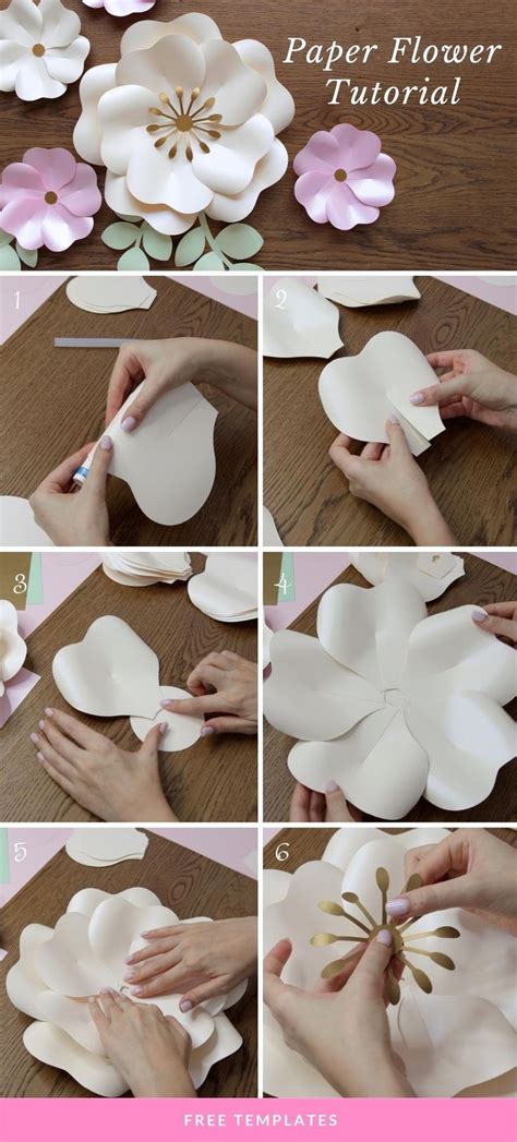 Learn How To Make This Easy But Very Pretty Large Paper Flower With