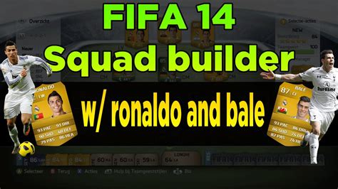 Fifa Ultimate Team Hybrid Squad Builder Ft Ronaldo Bale Bbva