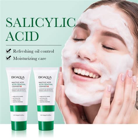 Bioaqua Salicylic Acid Acne Removal Cleanser Moisturizing Oil Control