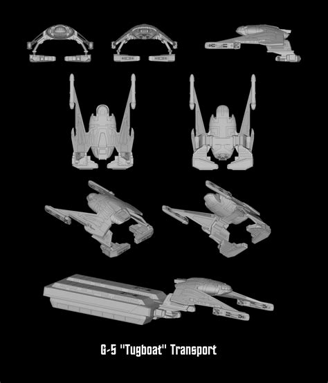 Free Stl File Fasa Klingon Non Combatants Star Trek Starship Parts Kit Expansion 24 ⭐ ・3d