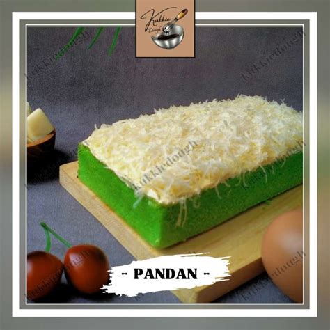 Jual Pandan Sponge Cake Kue Bolu Jadul Keju Meses By Kukkiedough Di