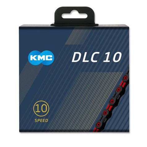 Cadena Kmc Dlc Negro Rojo Bicicletas Mercurio