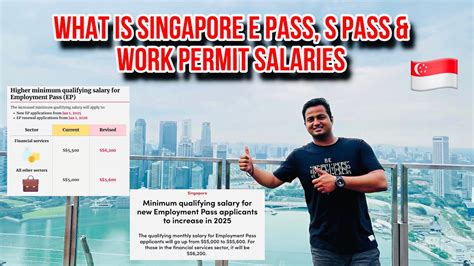 Singapore E Pass S Pass Work Permit Salary What Is The Average