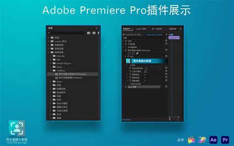 雨伞视频AI抠图 UVAIKeying 智能抠图一键视频抠图fcpx插件AEPR插件 雨伞素材库