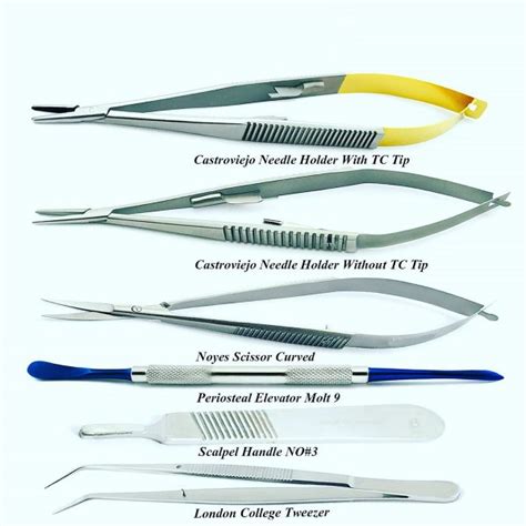 Basic Dental Operating Instruments Pissco