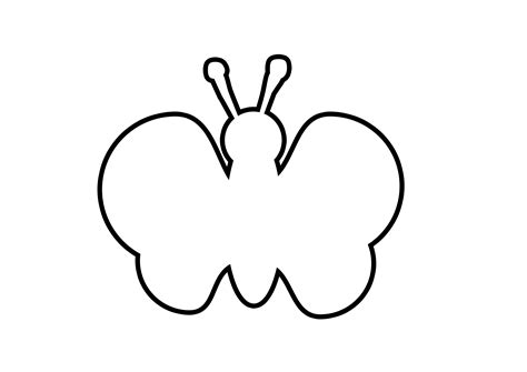 Butterfly Outline Images Clipart Best