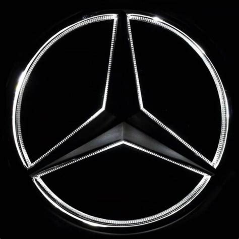 Illuminated Led Light Grille Star Emblems Badge For Mercedes Etsy