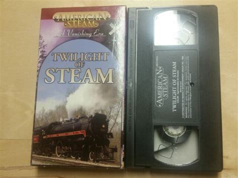 American Steam Twilight Of Steam 1957 Vhs Tape Railroad Trains Vtg