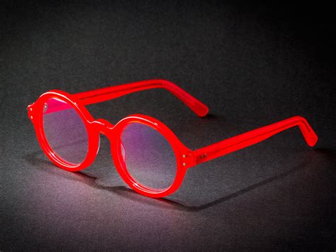 Round Eyeglasses Red Wilde Sunglasses