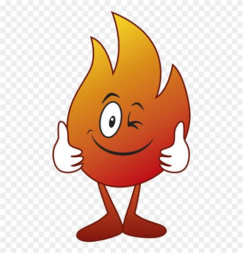 Cartoon Fire With Face Clipart Gartan Managed Time Gartan Technologies