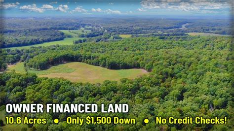 10 Acres For Only 1500 Down In The Ozarks Owner Financed Land For