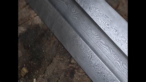 Forging A Damascus Viking Sword Part 1 YouTube