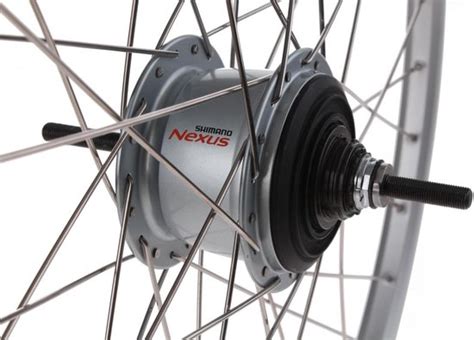 Achterwiel 28 Inch Rollerbrake 36G Aluminium Zilver Bol