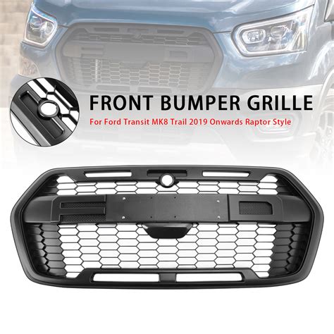 Raptor Style Front Bumper Grille 2467809 Fit Ford Transit Mk8 Trail 2019 Onwards Mad Hornets