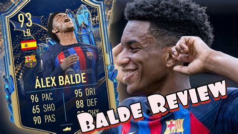 FIFA 23 ALEX BALDE TEAM OF THE SEASON PLAYER REVIEW BEST LB IN THE