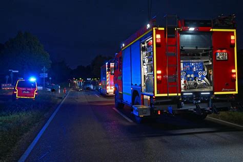 Thl Verkehrsunfall Feuerwehr Stadt Schrobenhausen