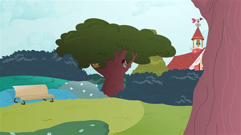 Background: Ponyville Park by DracoBlair on DeviantArt