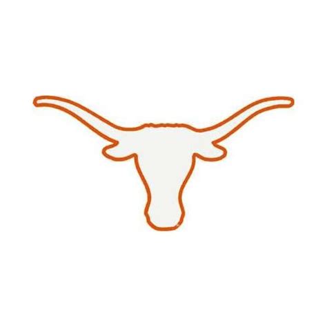 Amazon.com : University Of Texas Longhorns Decal Bevo White with Burnt ...