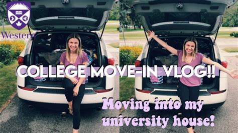 COLLEGE MOVE IN VLOG 2019 Western University YouTube