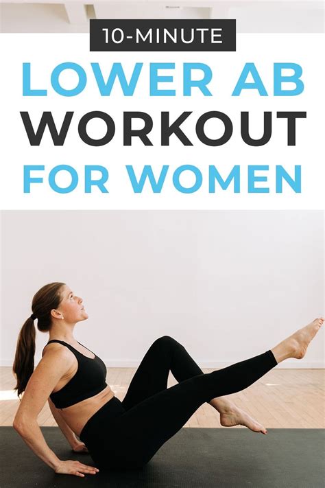 Minute Lower Ab Workout For Women Video Nourish Move Love Abs