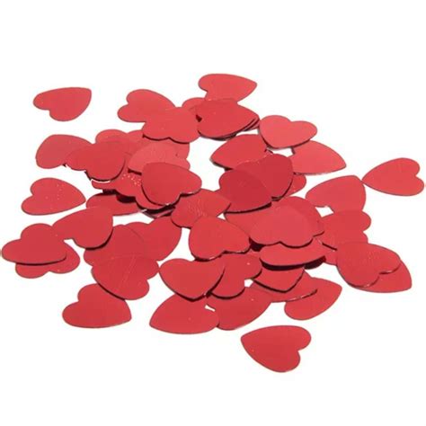 Confettis Forme Coeur Pour La Table Pas Cher Extradingue