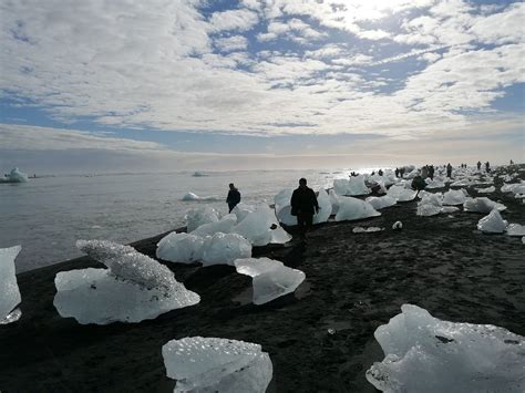 Island Iceland Diamond Beach Eystri Fellsfjara Stkone Flickr