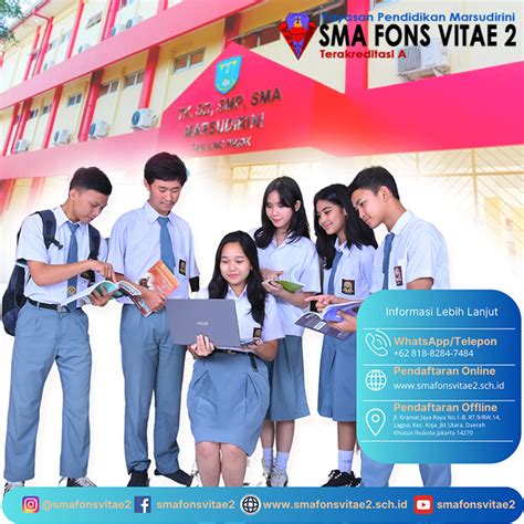 Kontak Kami Sma Fons Vitae Marsudirini Koja Jakarta Utara