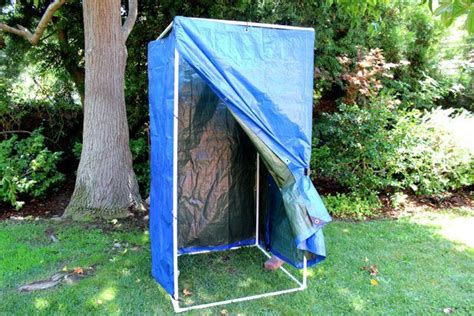 How To Make A Homemade Camping Shower Diy Camping Camping Toilet Shower Tent