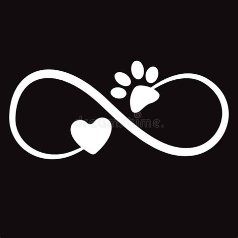 Infinity Paw Print Stock Illustrations 81 Infinity Paw Print Stock Illustrations Vectors