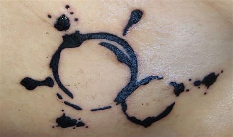 Coffee Stain Caffeine Molecule Tat Very Clever First Tattoo Get A