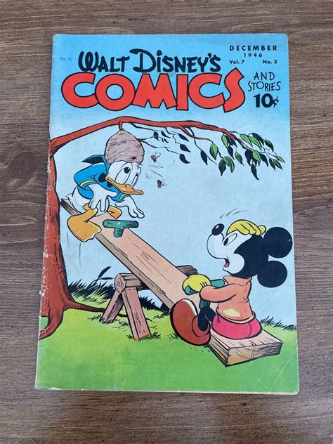 Walt Disneys Comics And Stories 75 Vg Fn Dell Golden Age Comic Book C