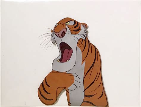 Animation Collection Original Production Animation Cel Of Shere Khan From The Jungle Book 1967