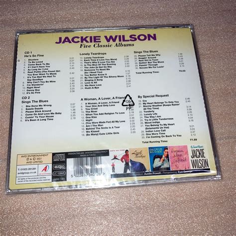 Yahoo オークション SOUL JACKIE WILSON Five Classic Albums