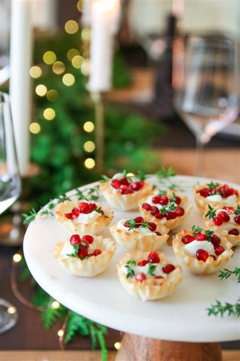 Easy Holiday Appetizer Baked Goat Cheese Bites Modern Glam