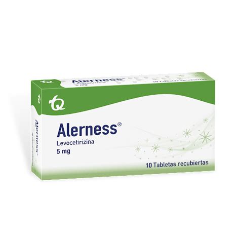 Allerness Levocetirizina 5 Mg Tecnoquimicas Caja X 10 Tabletas