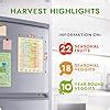 Amazon Levain Co Fruit Vegetable Seasonality Guide Fridge