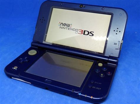 【やや傷や汚れあり】newニンテンドー3ds Ll 動作品 初期化済み 4gb Sdカード 充電器付き メタリックブルー の落札情報詳細