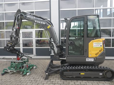 Minibagger Volvo Ecr D Mit Pflasterverlegeger T Ochsenk Hn