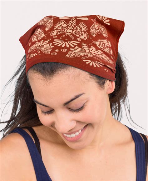 Folded Bandana On Head