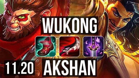 Wukong Vs Akshan Mid Defeat M Mastery Games Godlike