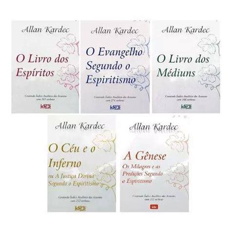 Kit Allan Kardec Livro Esp Ritos Evangelho Segundo O Espiritismo