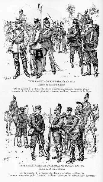 Les Uniformes De La Guerre Franco Prussienne De Uniformes