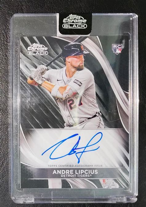 Topps Chrome Black Andre Lipcius Yahoo